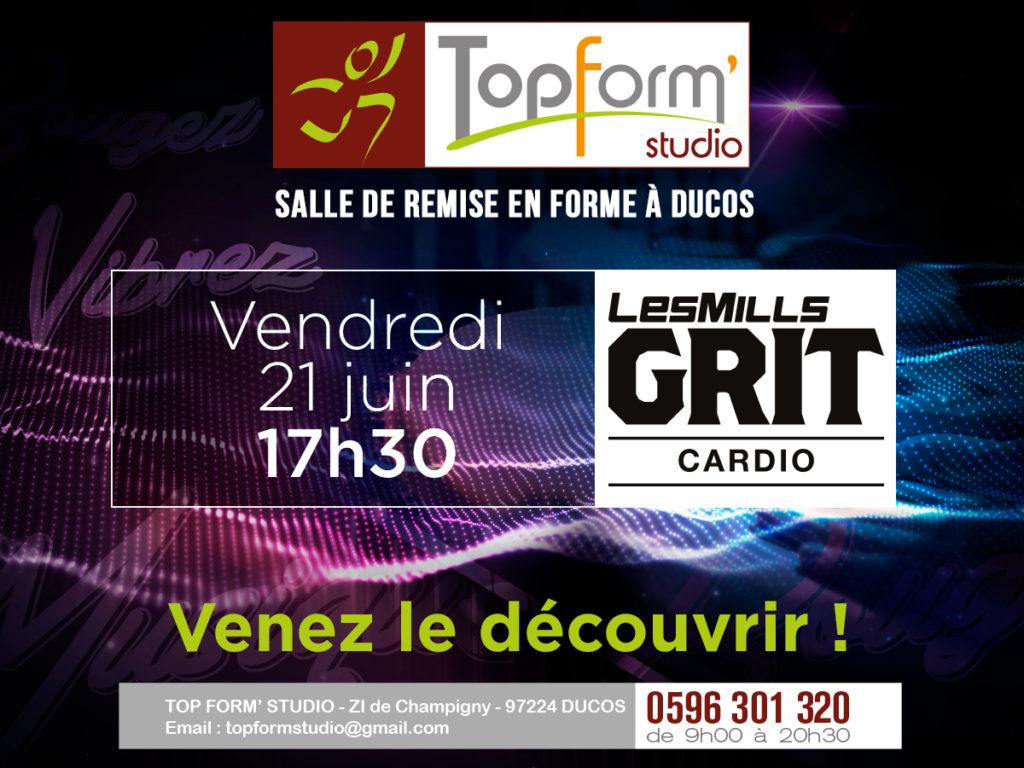 Vendredi 21 Juin 17h30 - Les Mills Grit Cardio